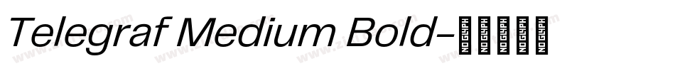 Telegraf Medium Bold字体转换